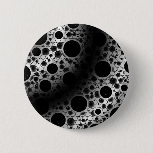 Leertaste - Weiß/Schwarz Button (Vorderseite)