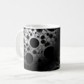 Leertaste - Weiß/Schwarz Kaffeetasse (Vorderseite Links)