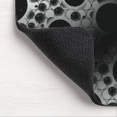 Leertaste - Weiß/Schwarz Mousepad (Ecke)