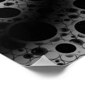 Leertaste - Weiß/Schwarz Poster (Ecke)