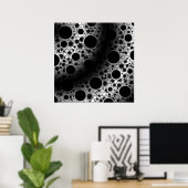 Leertaste - Weiß/Schwarz Poster (Heimbüro)