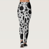 Leertaste - Weiß/Silber Leggings (Rückseite)