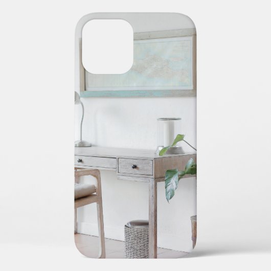 LEERTER SCHREIBTISCH IN DER NÄHE Case-Mate iPhone HÜLLE (Rückseite)