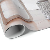 LEERTER SCHREIBTISCH IN DER NÄHE GESCHENKPAPIER (Rolleneckpunkt)