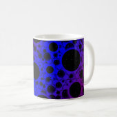 Leerzeichen - Blau/Lila Kaffeetasse (VorderseiteRechts)