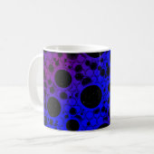 Leerzeichen - Blau/Lila Kaffeetasse (Vorderseite Links)