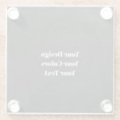 Leerzeichen - Erstellen Sie Ihre eigenen benutzerd Glasuntersetzer (Rückseite)