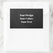 Leerzeichen - Erstellen Sie Ihre eigenen benutzerd Rechteckiger Aufkleber (Tasche)