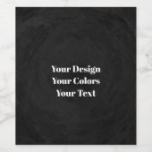 Leerzeichen - Erstellen Sie Ihre eigenen benutzerd Weinetikett (Einzelnes Label)