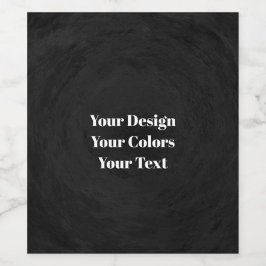 Leerzeichen - Erstellen Sie Ihre eigenen benutzerd Weinetikett (Einzelnes Label)