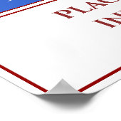 Leerzeichen für Unternehmen, Hinzufügen oder Bearb Poster (Ecke)