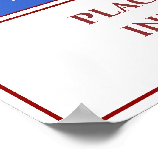 Leerzeichen für Unternehmen, Hinzufügen oder Bearb Poster (Ecke)