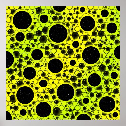 Leerzeichen - Gelb/Limon Poster (Vorne)