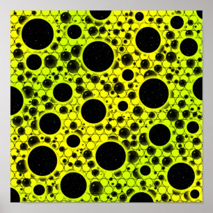 Leerzeichen - Gelb/Limon Poster