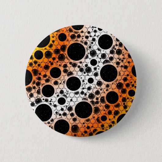 Leerzeichen - Gelb/orange/weiß Button (Vorderseite)