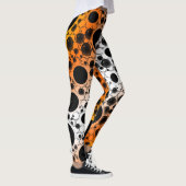 Leerzeichen - Gelb/orange/weiß Leggings (Rechts)