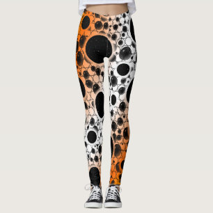 Leerzeichen - Gelb/orange/weiß Leggings