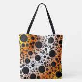 Leerzeichen - Gelb/orange/weiß Tasche (Rückseite)