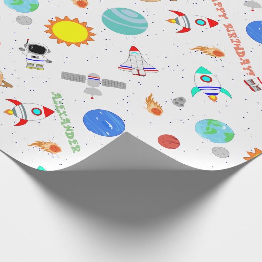 Leerzeichen Geschenkpapier (Ecke)