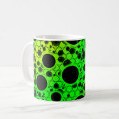 Leerzeichen - Grün/Limon Kaffeetasse (Vorderseite Links)