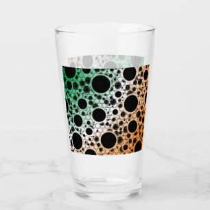 Leerzeichen - Grün/Weiß/Orange Glas