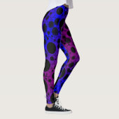 Leerzeichen - Lila/blau Leggings (Rechts)