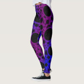 Leerzeichen - Lila/blau Leggings (Links)