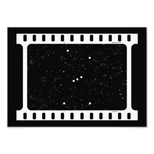 Leerzeichen-Negativ-Foto Fotodruck (Vorne)