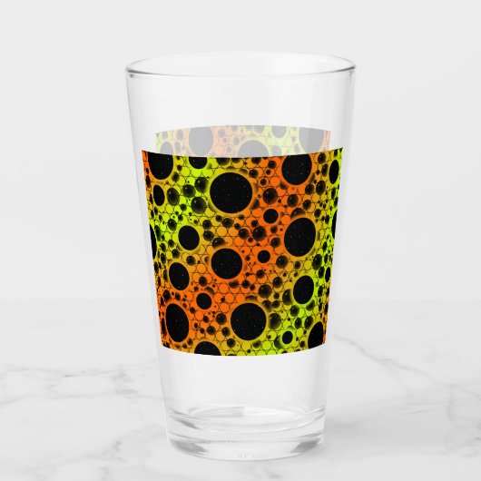 Leerzeichen - orange/Limon Glas (Vorderseite)