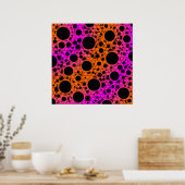 Leerzeichen - orange/rosa poster (Küche)