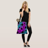 Leerzeichen - Rosa/Cyan Tasche (Am Model)