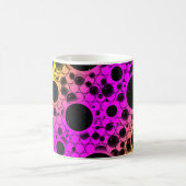 Leerzeichen - Rosa/Gelb Kaffeetasse (Mittel)