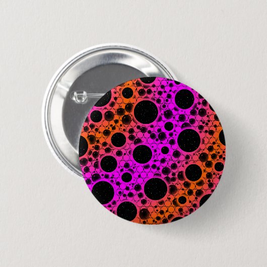 Leerzeichen - Rosa/orange Button (Vorne & Hinten)