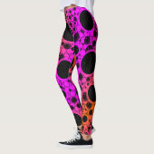 Leerzeichen - Rosa/orange Leggings (Links)
