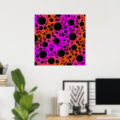 Leerzeichen - Rosa/orange Poster (Heimbüro)