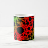 Leerzeichen - Rot/Grün Kaffeetasse (Mittel)