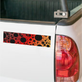 Leerzeichen - Schwarz/Rot/Gold Autoaufkleber (Auf Lkw)