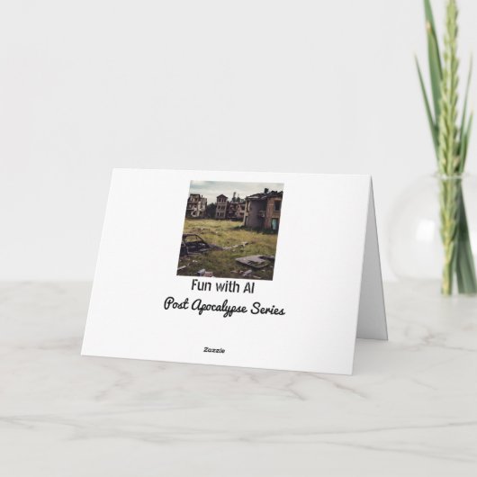 Leerzeichen verlieren | Ausgegebene postapokalypti Karte (Rückseite)