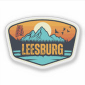 Leesburg, Alabama Aufkleber (Vorderseite)