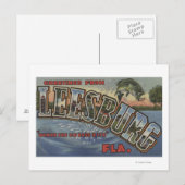 Leesburg, Florida - Große Briefszenen Postkarte (Vorne/Hinten)