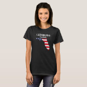 Leesburg Florida USA Staat America Travel Floridia T-Shirt (Vorne ganz)