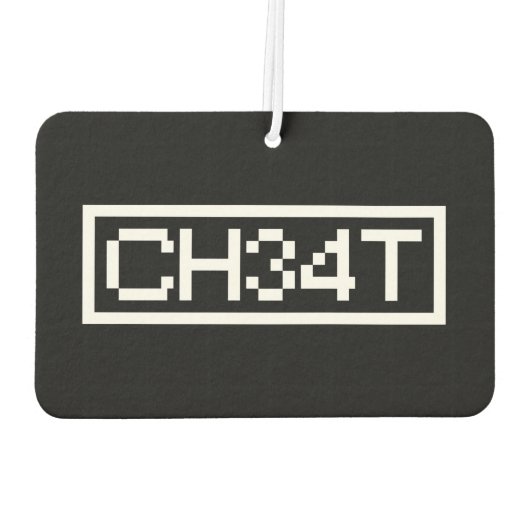 LEET CHEAT AIR FRESHENER AUTOLUFTERFRISCHER (Rückseite)