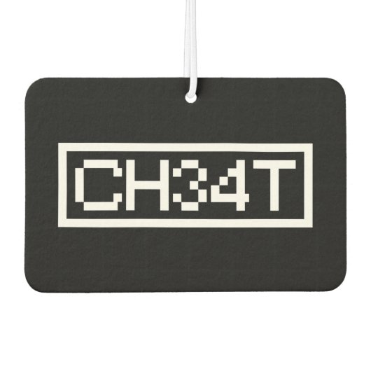 LEET CHEAT AIR FRESHENER AUTOLUFTERFRISCHER (Vorderseite)