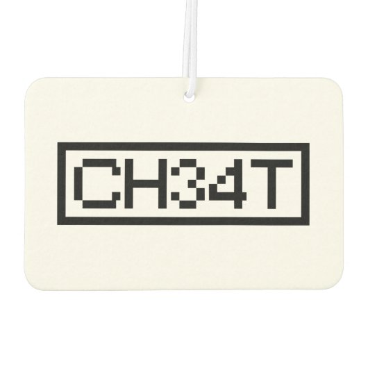 LEET CHEAT AUTOLUFTERFRISCHER (Rückseite)