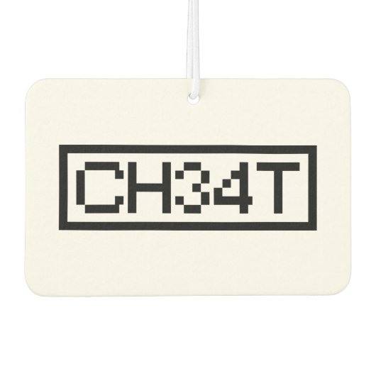 LEET CHEAT AUTOLUFTERFRISCHER (Vorderseite)