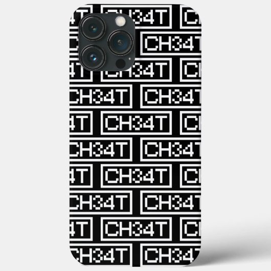 LEET CHEAT Case-Mate iPhone Hülle (Rückseite)