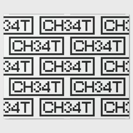 LEET CHEAT GESCHENKPAPIER (Flach)