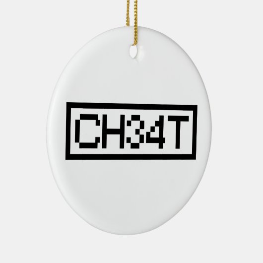 LEET CHEAT KERAMIK ORNAMENT (Rechts)