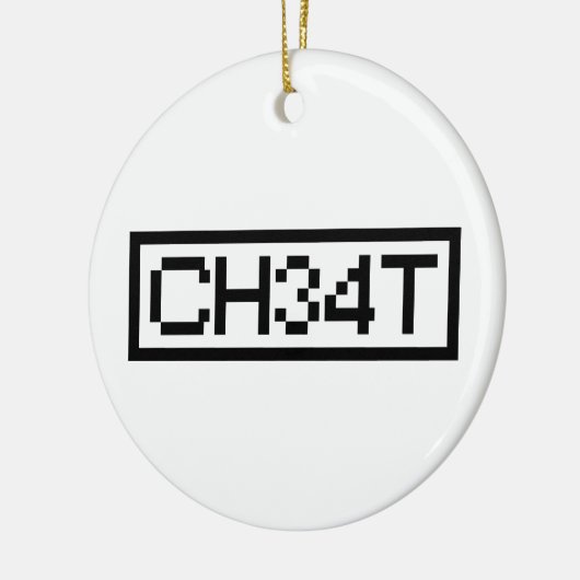 LEET CHEAT KERAMIK ORNAMENT (Links)