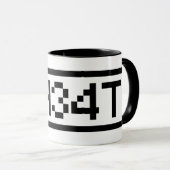 LEET CHEAT TASSE (VorderseiteRechts)